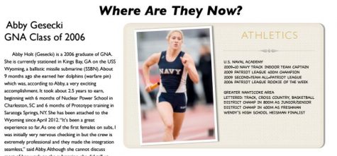 Where are they now? Abby Gesecki GNA ’06