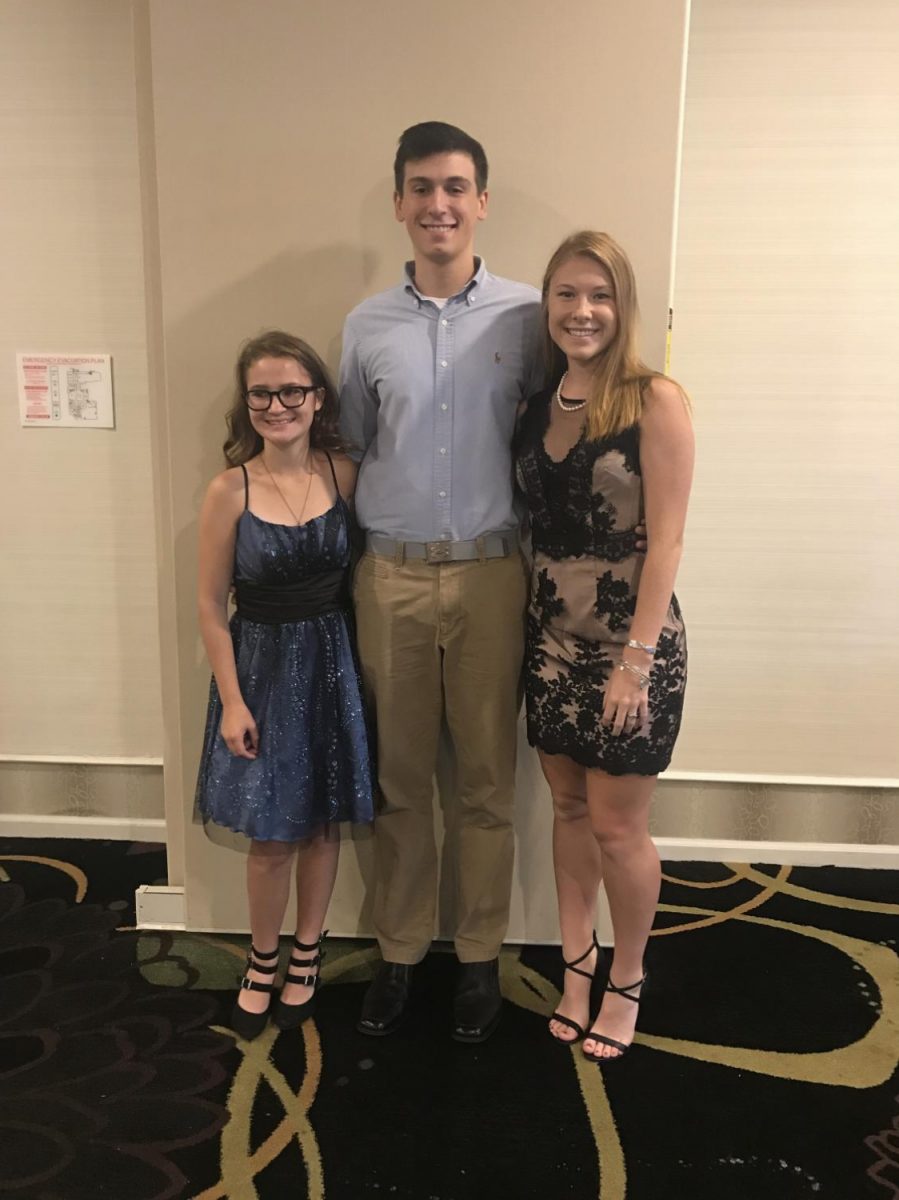 2017-2018 GNA Youth Salute participants: Joseph OHara, Courtney Capie, Taylor Zabrenski