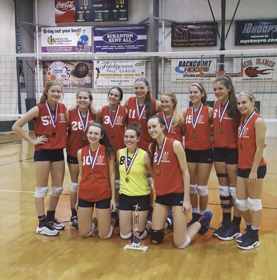 GNA girls volleyball takes second place in The Scranton Showdown