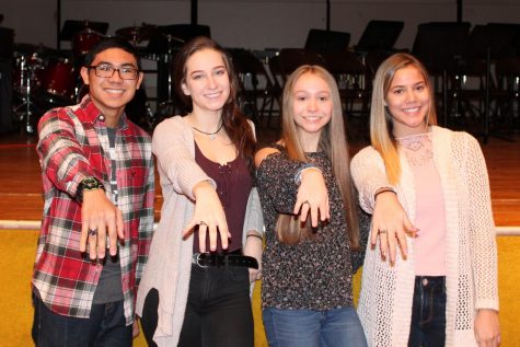 The Class of 2020 holds ring ceremony