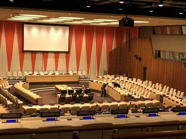The chamber of the United Nations Economic and Social Council