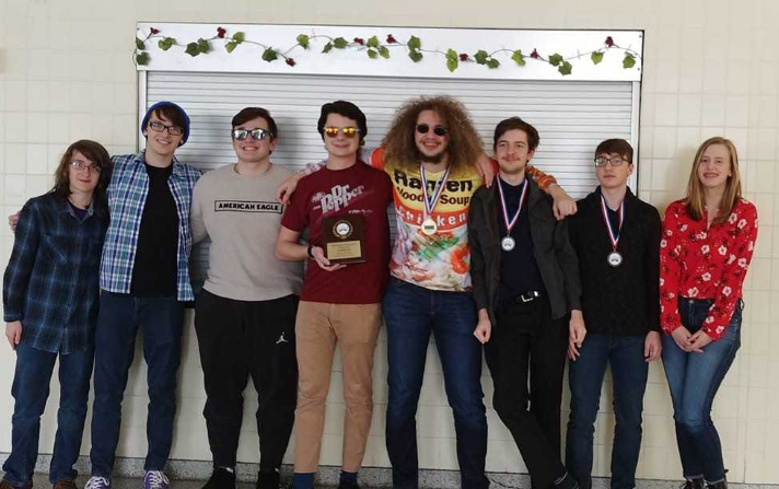Quiz-bowl team takes first place at Wyoming Area tournament
