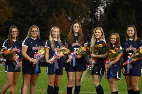 Girls soccer senior day