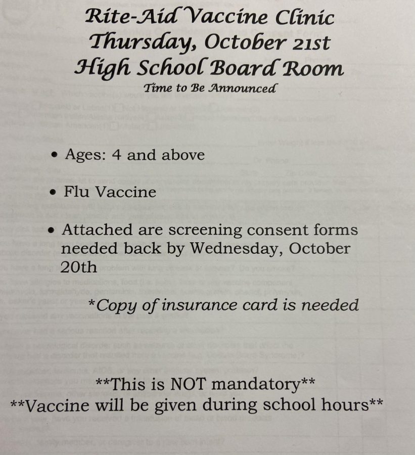 Rite-Aid vaccine clinic 