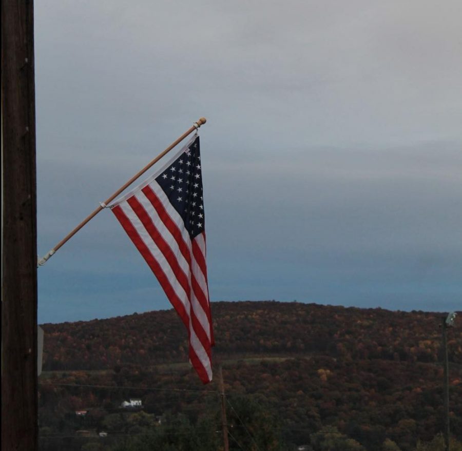 Old+Glory+flies+high+above+Kosciuszko+St.+in+Nanticoke.+The+American+Flag+is+displayed+as+part+of+the+Hometown+Heroes+project.+