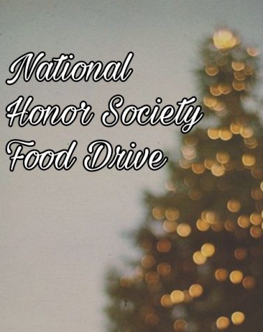 NHS Food drive to be held December 5-9