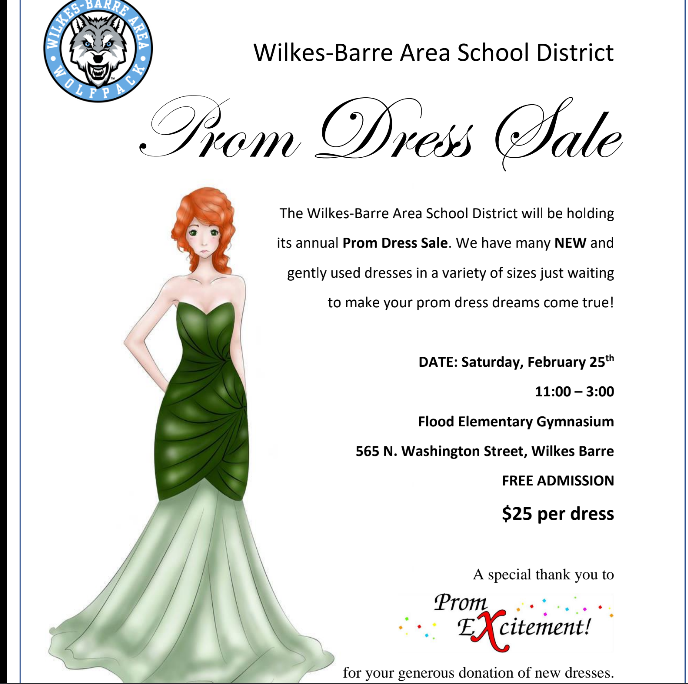 Prom dress flyer