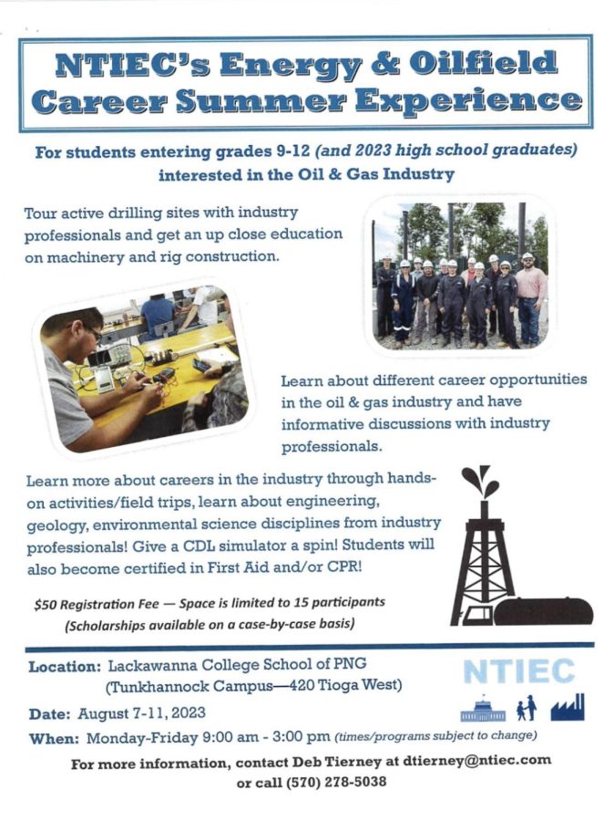 NTIECs Energy & Oilfield Career Summer Experience.