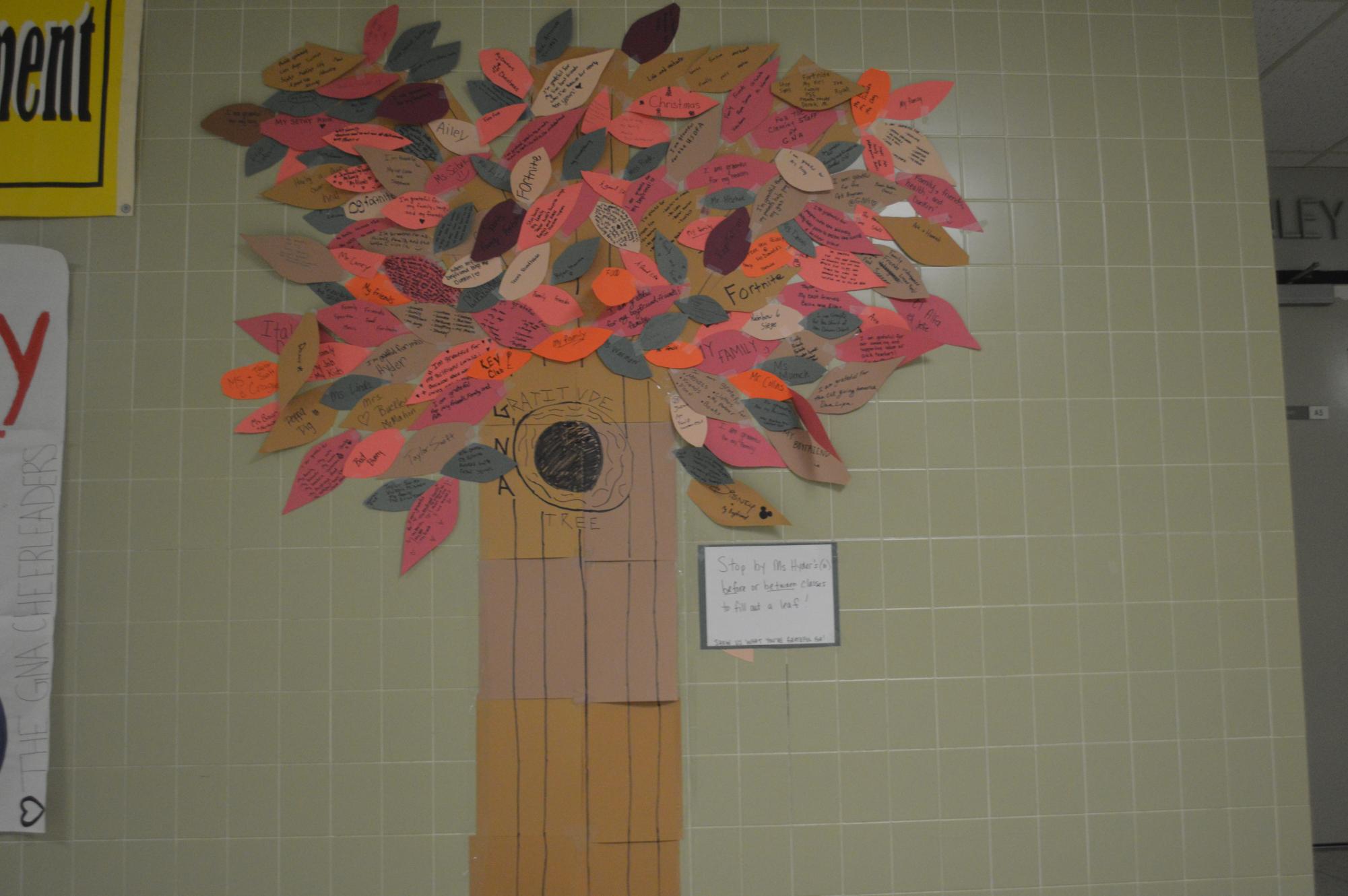 Miss Hyder’s Gratitude Tree – The GNA Insider