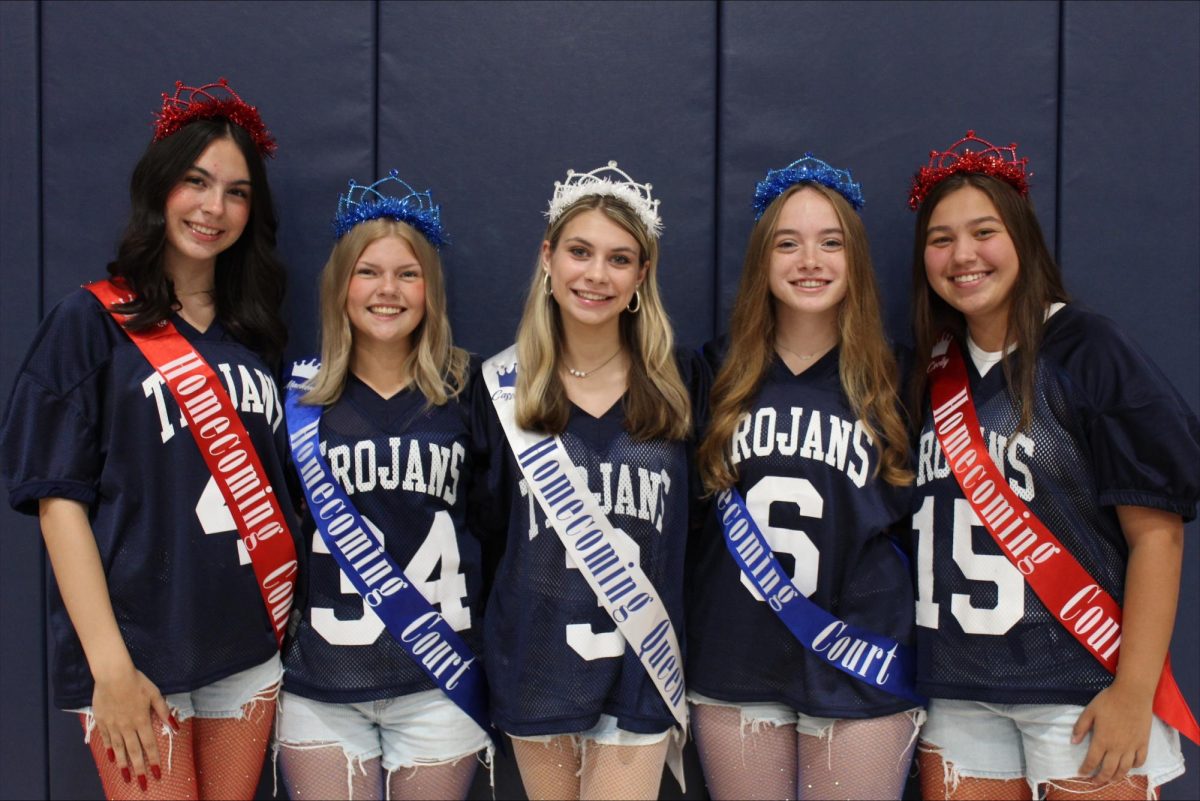 From left to right: Izabella Gronka, Mackenzie Pliska, Cassidy Roke, Isabella Selner, and Cecily Johnson.