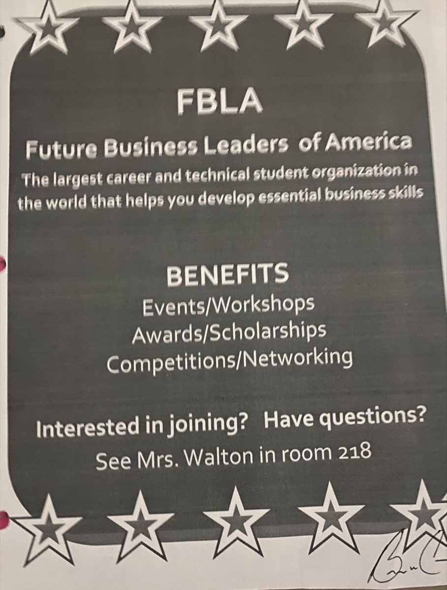 FBLA flyer.