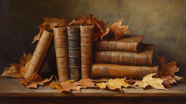Fall books to read (Canva AI).