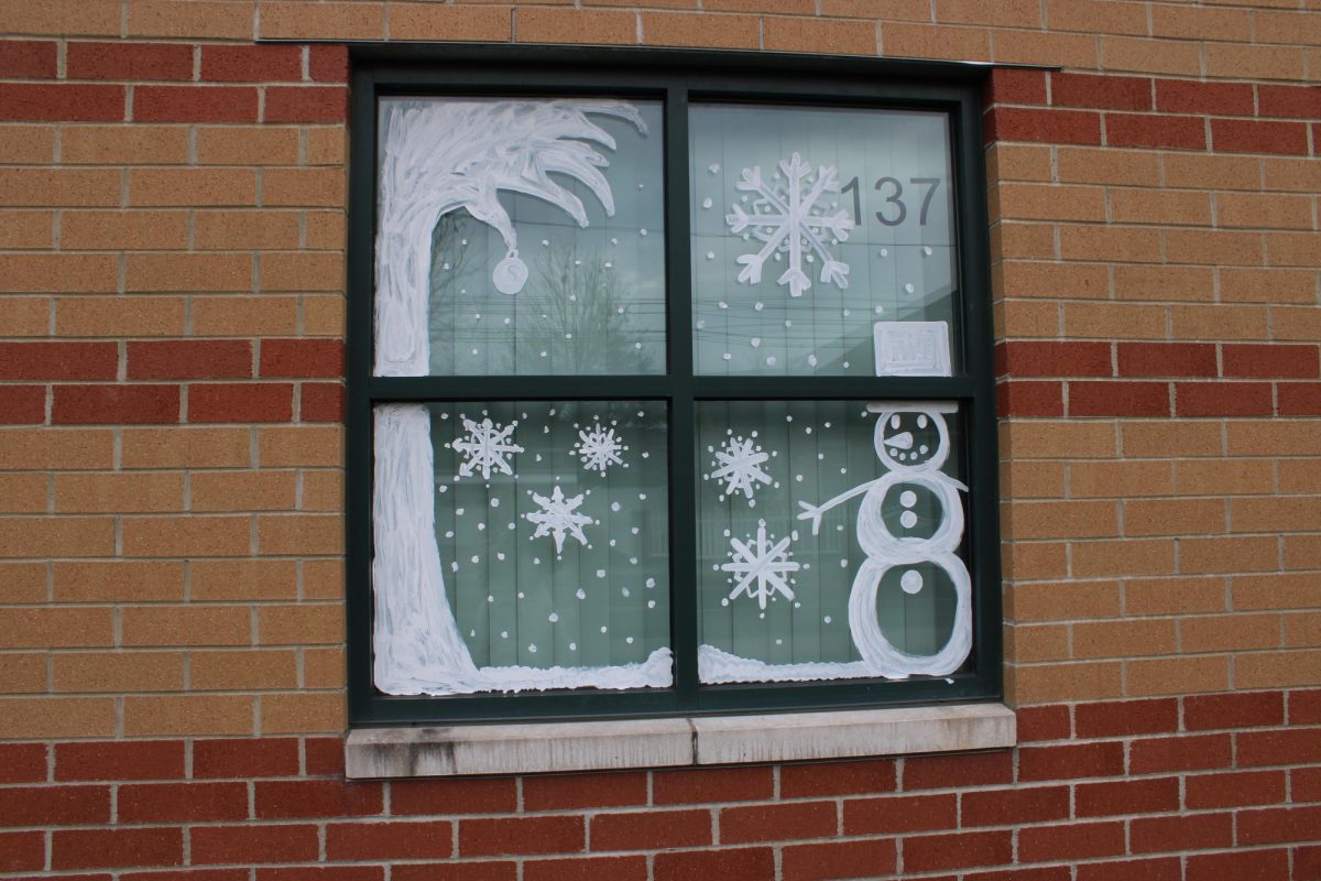 Art Club and FBLA Window Panting