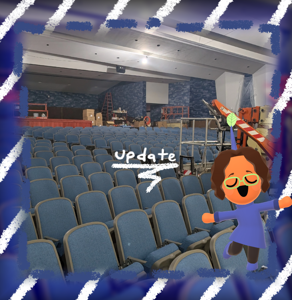 Auditorium Renovation Update (Capcut , Mii Creator) 