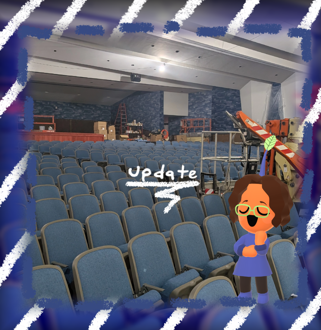Auditorium Renovation Update ( Capcut, Mii Creator)