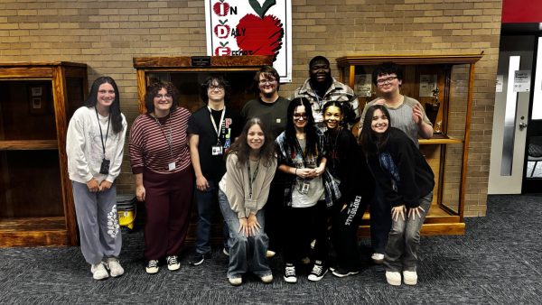 Mrs. Jeffries AP Literature class before taking the AP exam. 