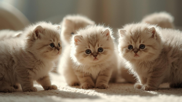 British Shorthair kittens (image made by Canva).